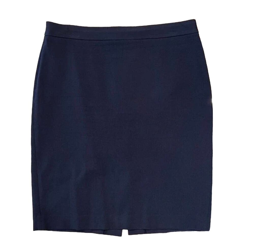 Banana Republic Navy Pencil Straight Skirt - SIZE 10 Tall